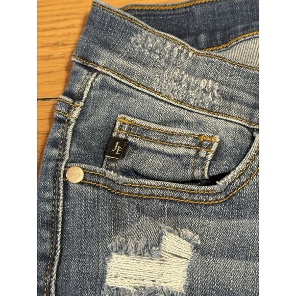 Judy Blue Jeans Womens 7/28‎ Blue Skinny Fit Distressed Stretch Denim Pants City - Picture 6 of 13